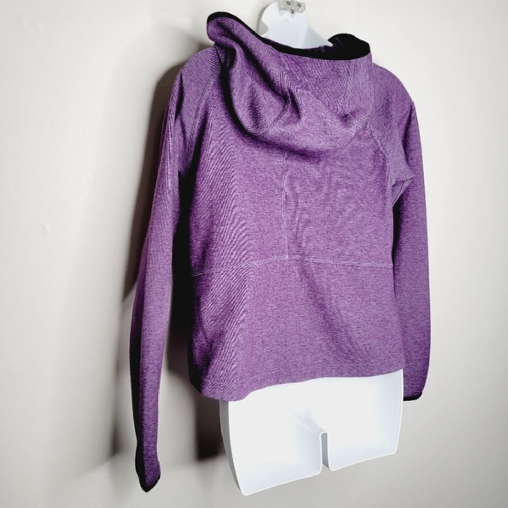 Layers 8 Heathered Purple Zip Up Hoodie - Picture 7 of 8